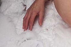 Ricarda im Schnee VII